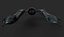 3D Spaceship Fighter Corvette 5 skins