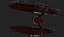 3D Spaceship Fighter Corvette 5 skins