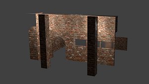 brick wall texture mixed