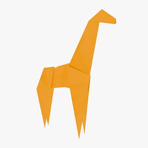 3D Origami Giraffe
