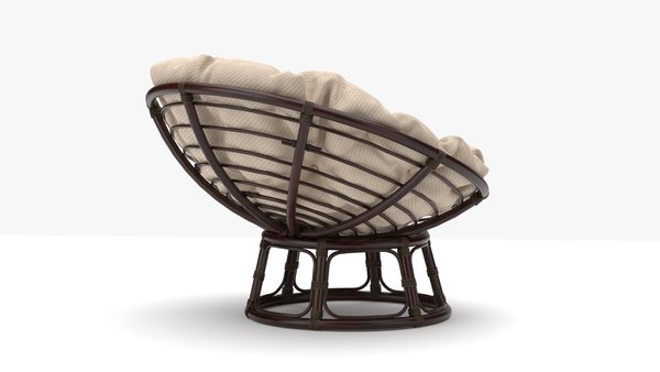 espresso papasan chair frame