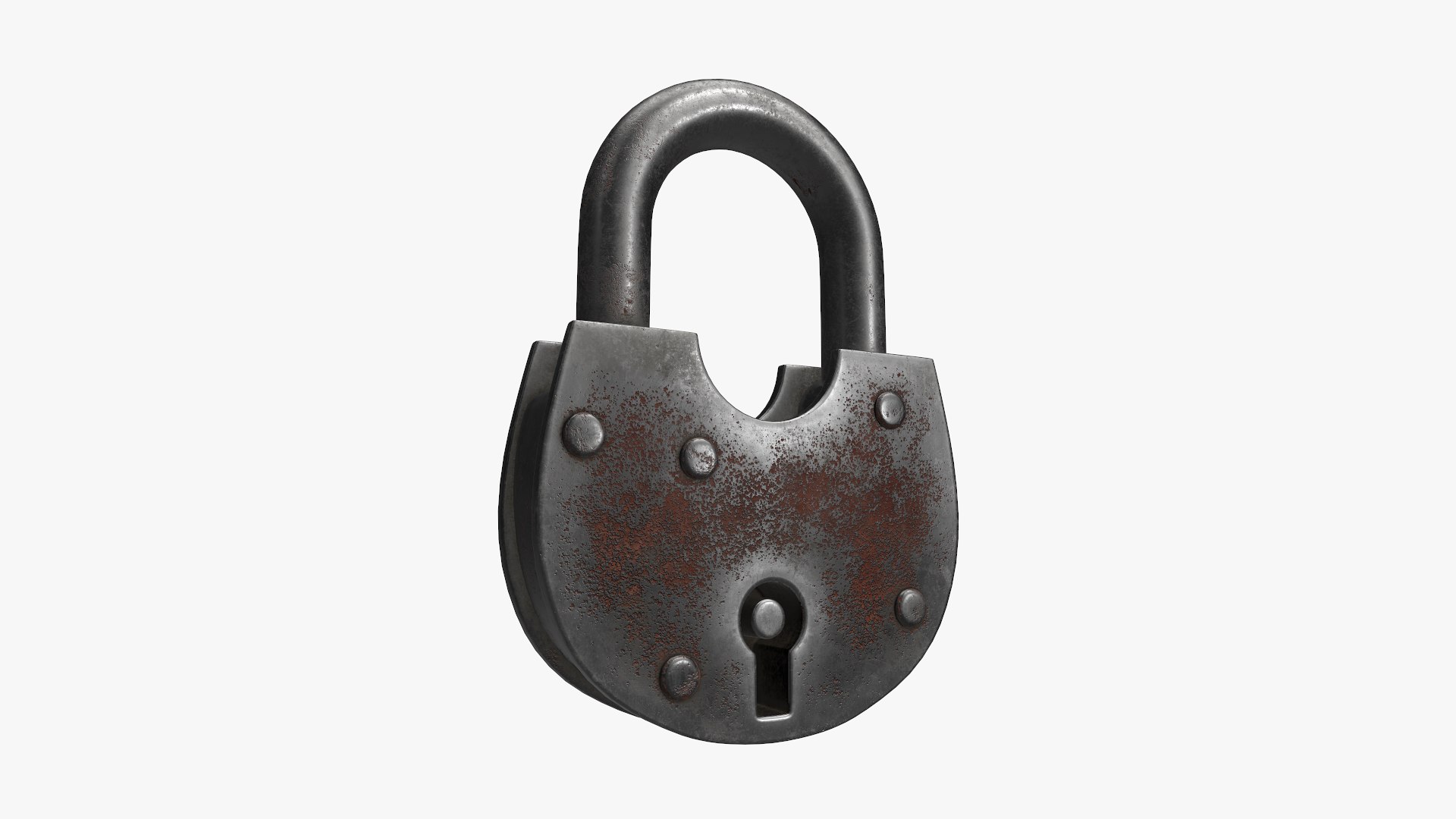 3D Rusty Padlock - TurboSquid 1728792