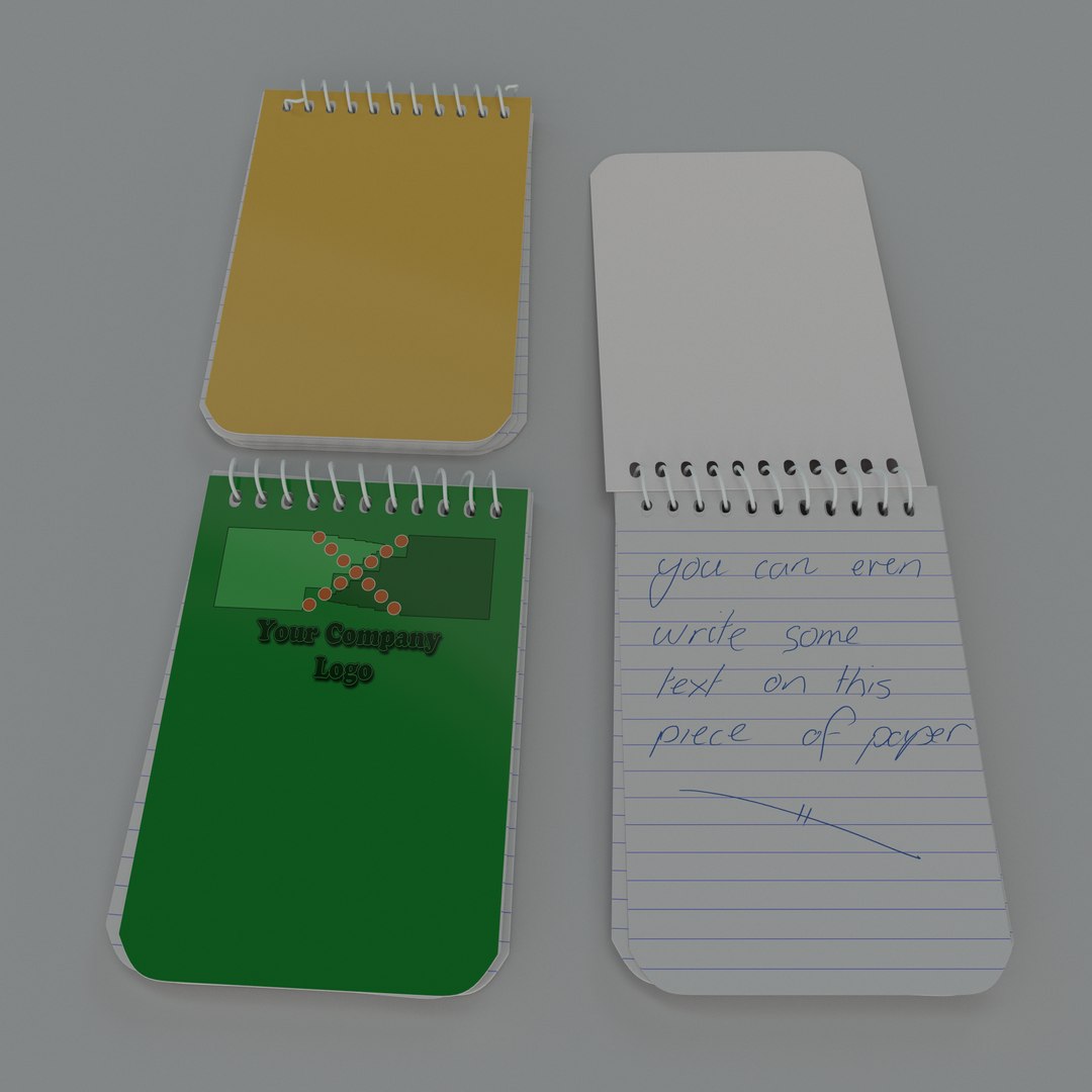 3dsmax Note Pad Spiral