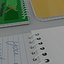 小さなスパイラル綴じメモ帳
