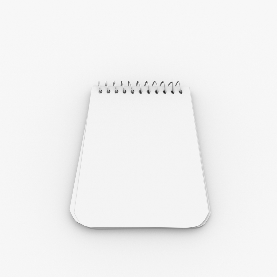 3dsmax Note Pad Spiral