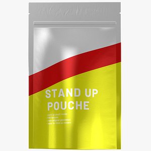 stand up pouch v2 PBR 3D model