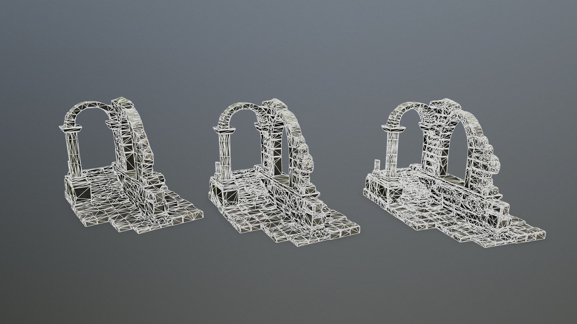 3D Ruin Gate - TurboSquid 2368667
