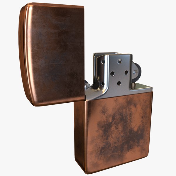 Zippo Copper Case 3D model - TurboSquid 1831584