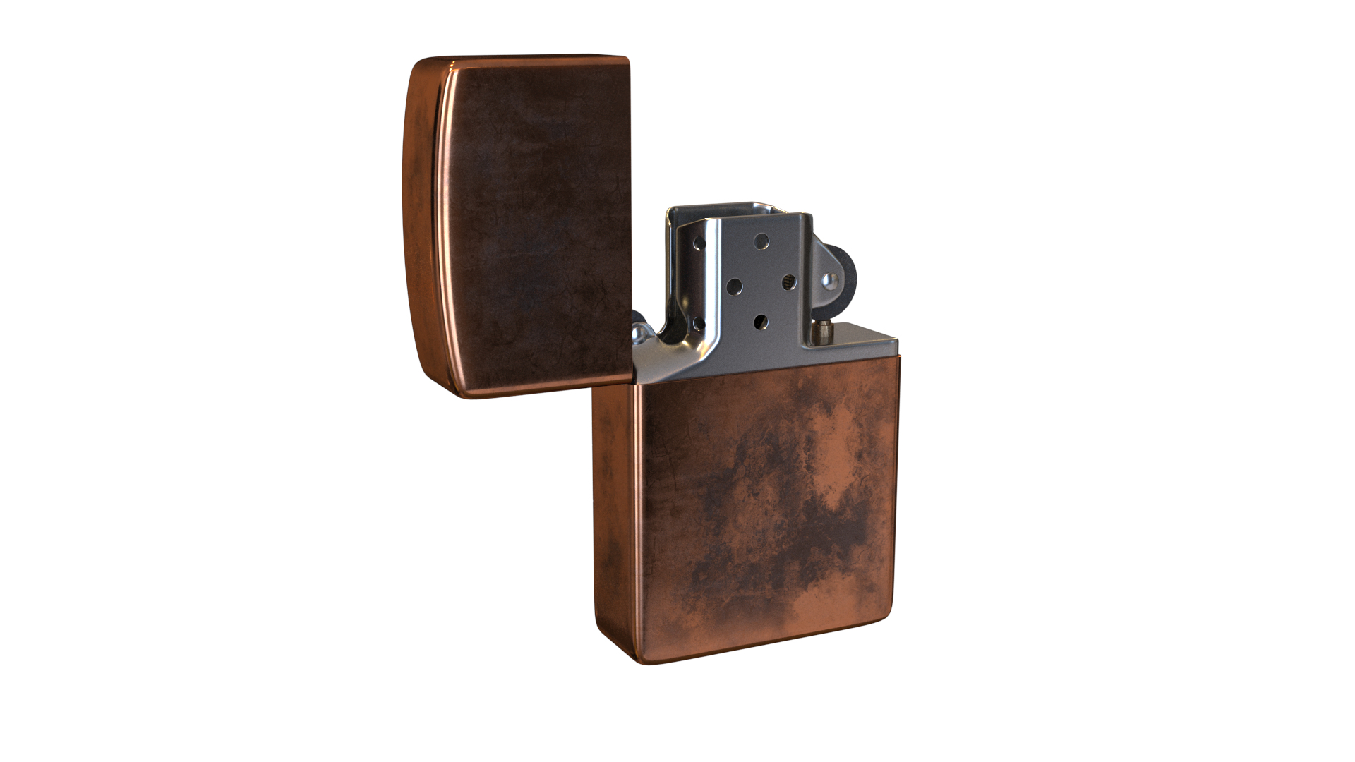 Zippo Copper Case 3D Model TurboSquid 1831584
