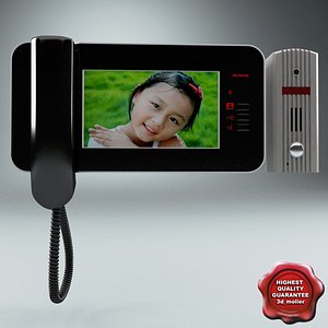 video intercom 3d obj