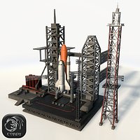 Launch Complex low poly