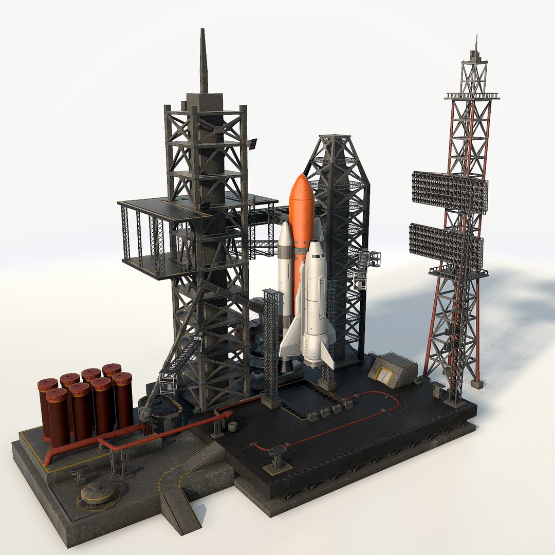 3d Max Rocket Launch Complex