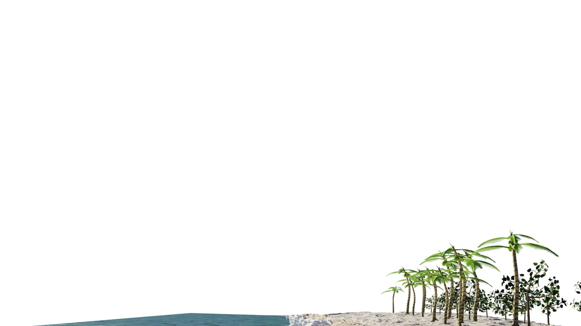Beach Landscape 3D Model 3D Model - TurboSquid 2312943