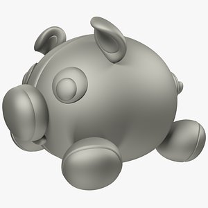 Pink Stuffed Pig Mesh