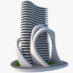 Sci-Fi Futuristic Building Concept 17