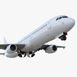 airbus a321 generic rigged 3D