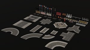 Asphalt Road  Street Kit