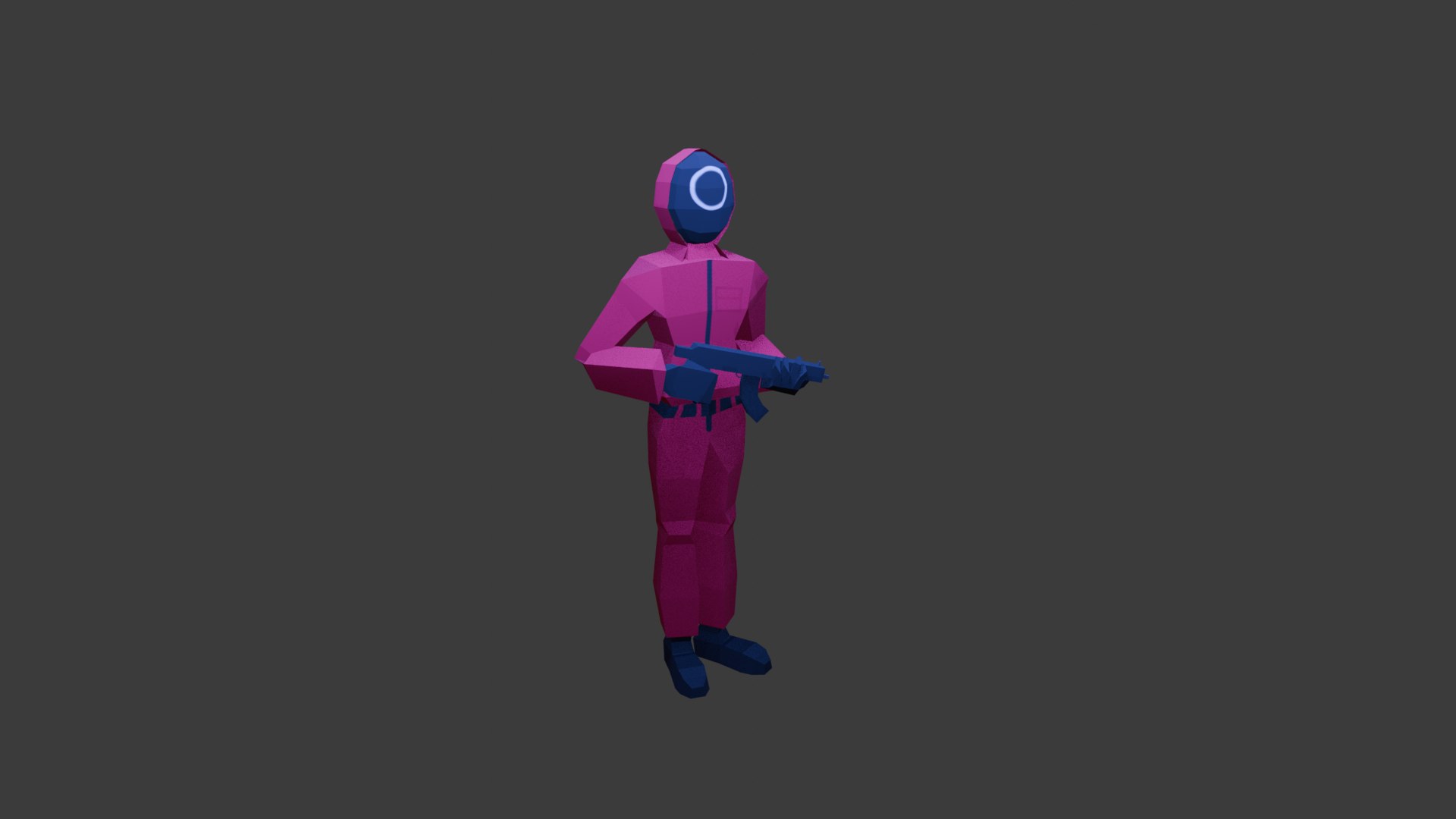 SQUID GAME GUARD 3D - TurboSquid 2343906