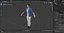 Asian Street Fashion Woman T Pose