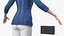 Asian Street Fashion Woman T Pose