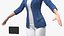 Asian Street Fashion Woman T Pose