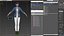 Asian Street Fashion Woman T Pose