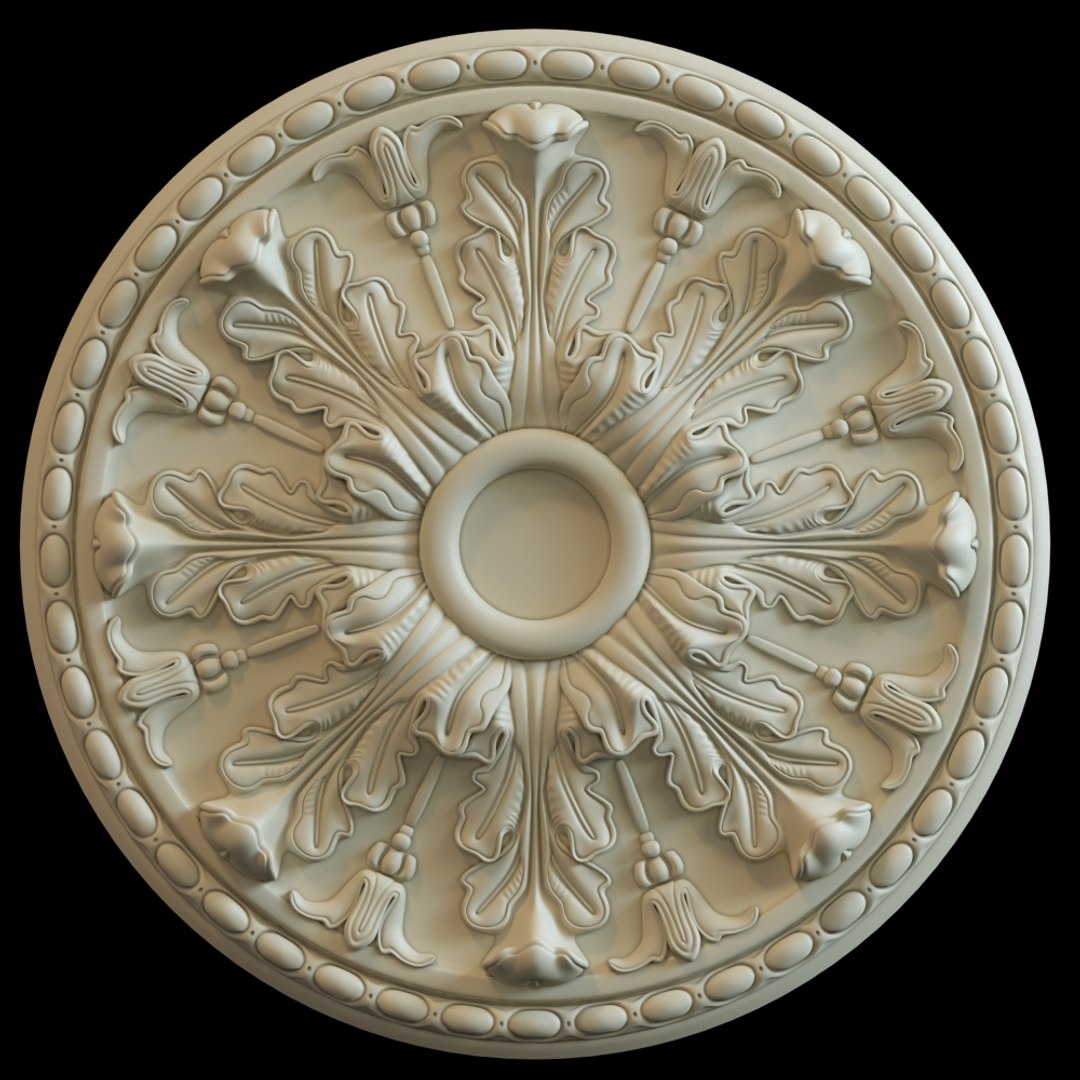 2 Rosette 3d Model