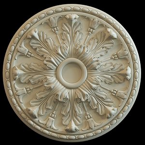 2 rosette 3d model