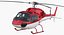 Helicóptero médico de rescate de aire Eurocopter AS-355N aparejado