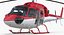 Helicóptero médico de rescate de aire Eurocopter AS-355N aparejado