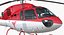 Helicóptero médico de rescate de aire Eurocopter AS-355N aparejado