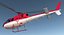 Helicóptero médico de rescate de aire Eurocopter AS-355N aparejado