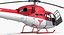 Helicóptero médico de rescate de aire Eurocopter AS-355N aparejado