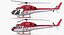 Helicóptero médico de rescate de aire Eurocopter AS-355N aparejado