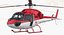 Helicóptero médico de rescate de aire Eurocopter AS-355N aparejado