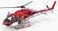 Helicóptero médico de rescate de aire Eurocopter AS-355N aparejado