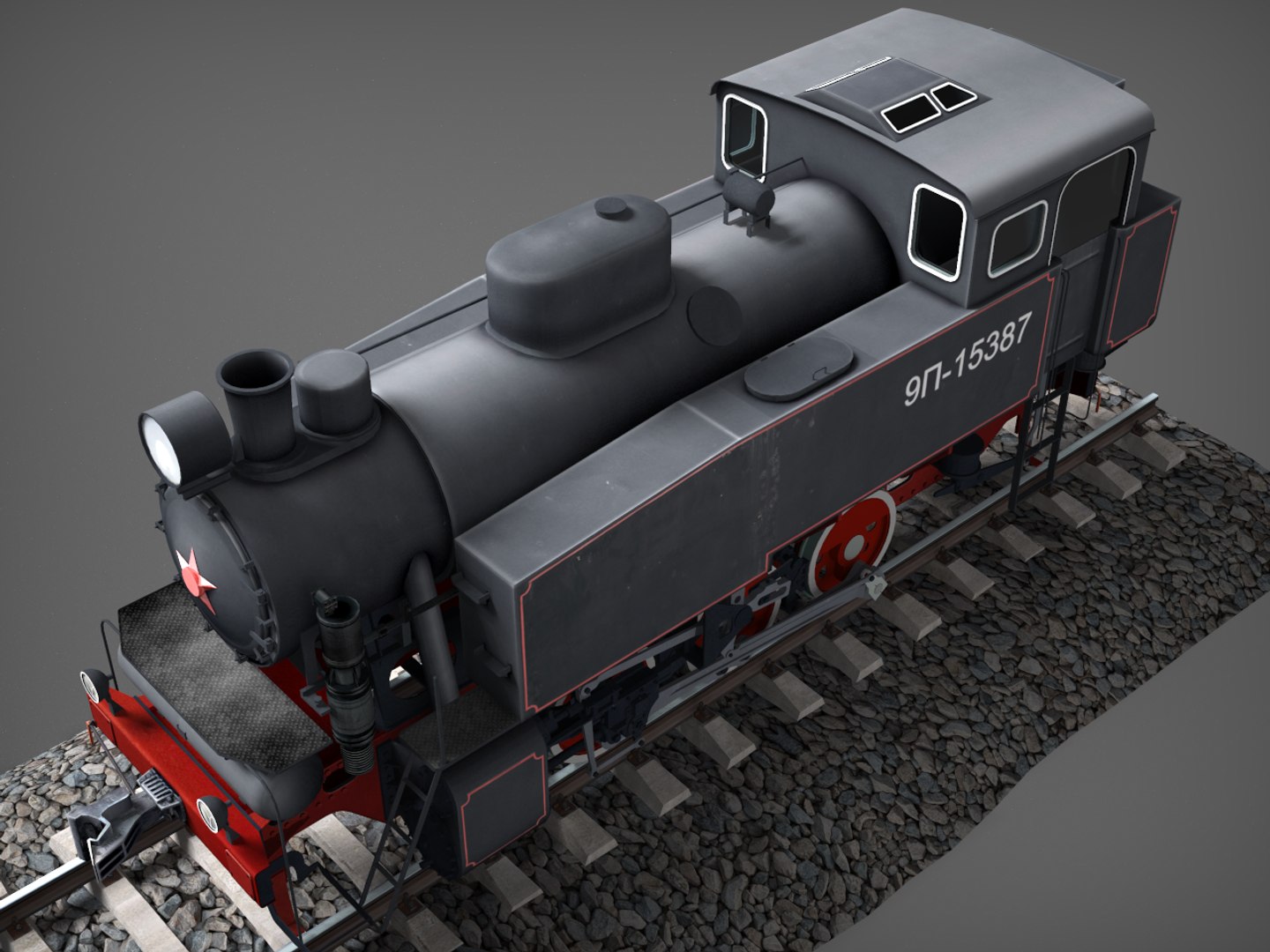 3D low-poly industrial steam tank - TurboSquid 1458983