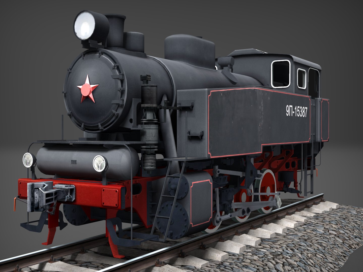 3D low-poly industrial steam tank - TurboSquid 1458983