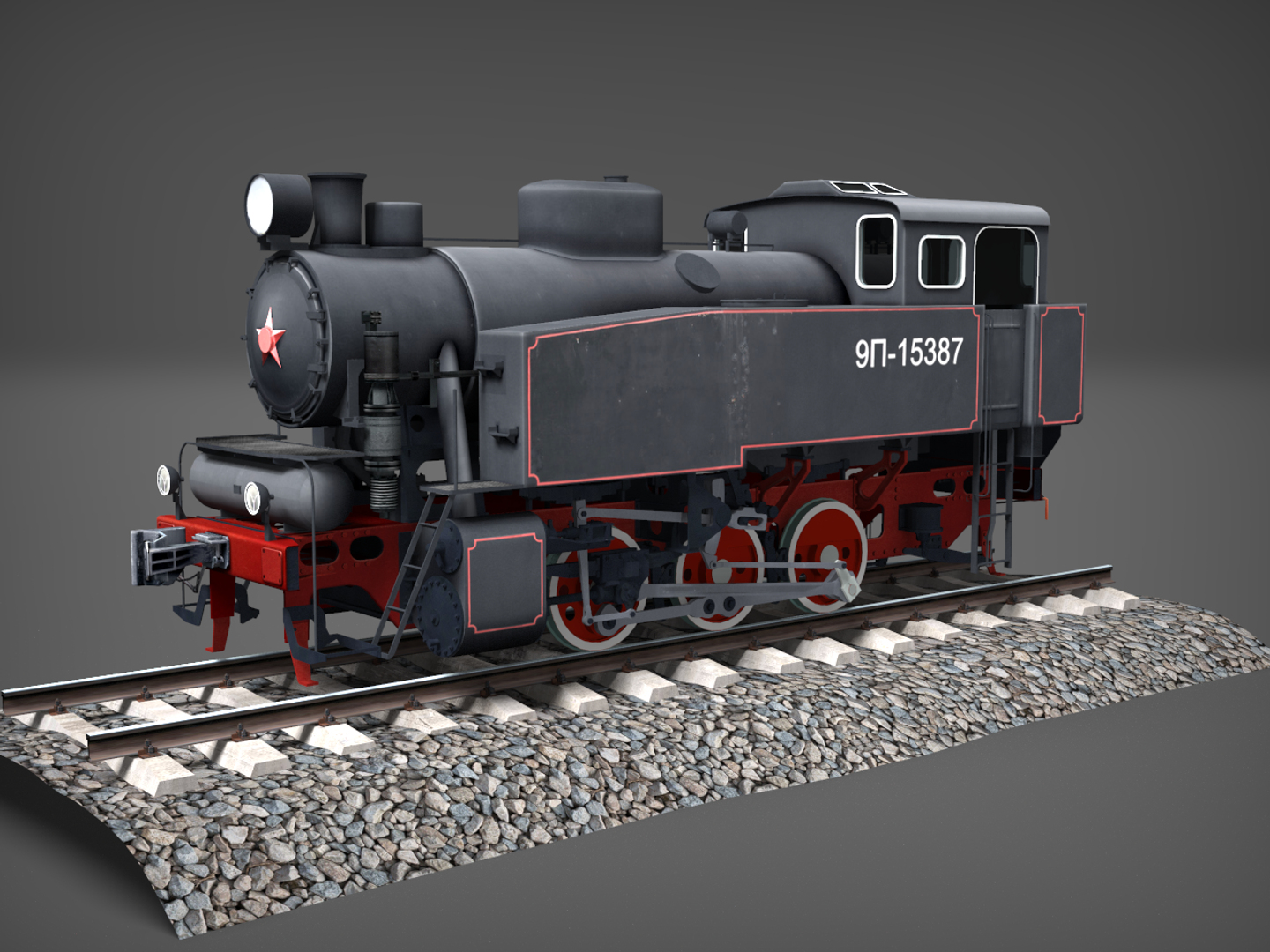 3D low-poly industrial steam tank - TurboSquid 1458983