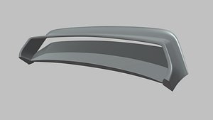 Car Spoiler 029 3D model