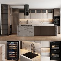 Modern Kichen with island 008