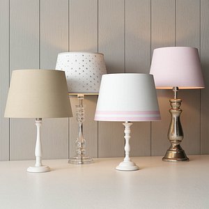 Pottery barn kids lamps set