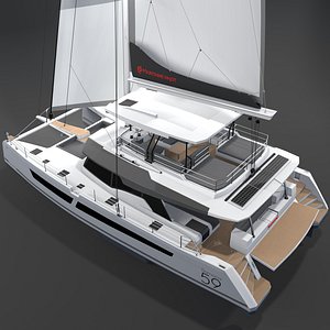 3D Fountaine Pajot Samana 59 3D Catamaran