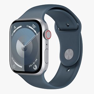 3D Apple Watch 9 Aluminum Case with Sport Band