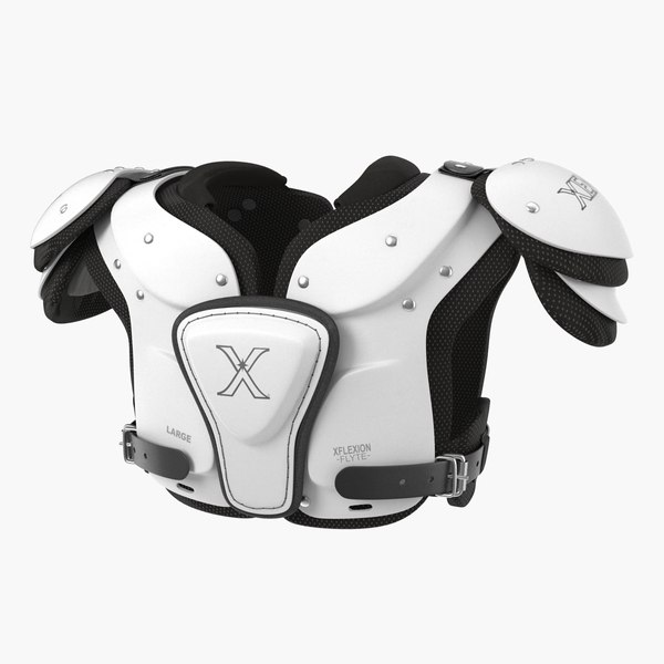 3D football shoulder pads xenith - TurboSquid 1365954
