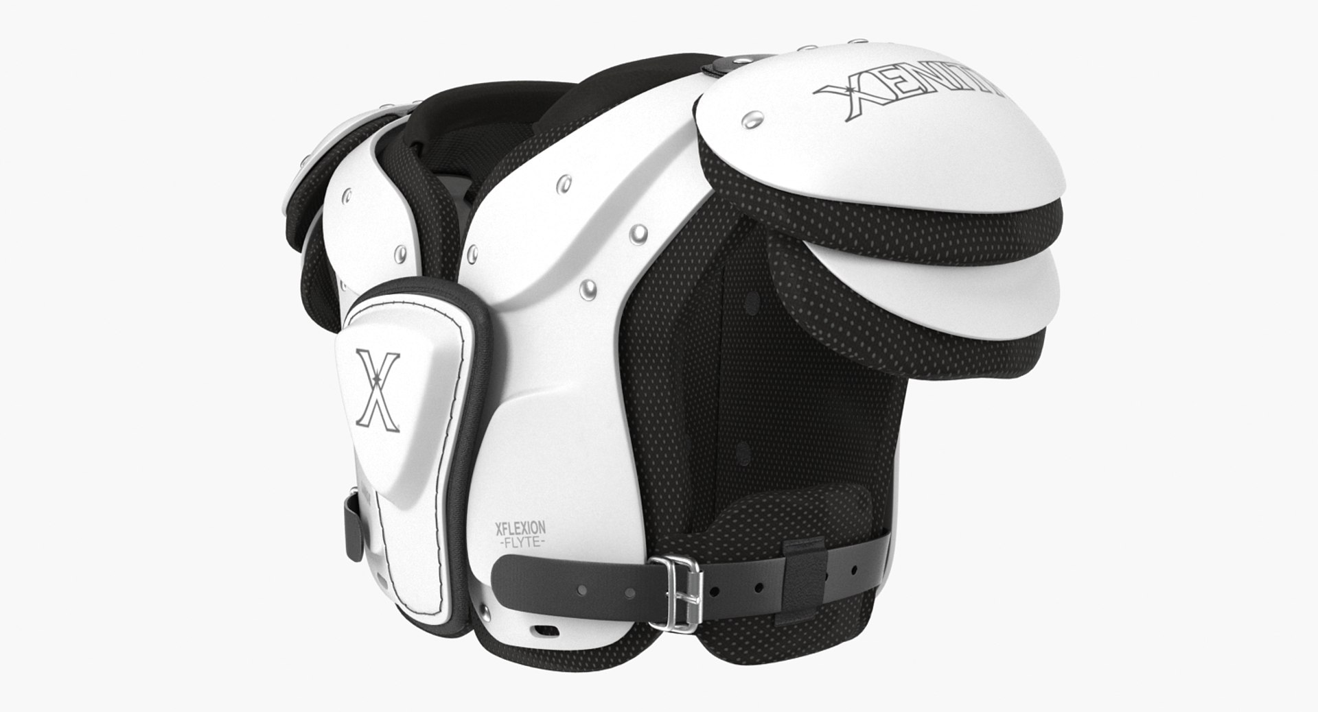 3D Football Shoulder Pads Xenith - TurboSquid 1365954