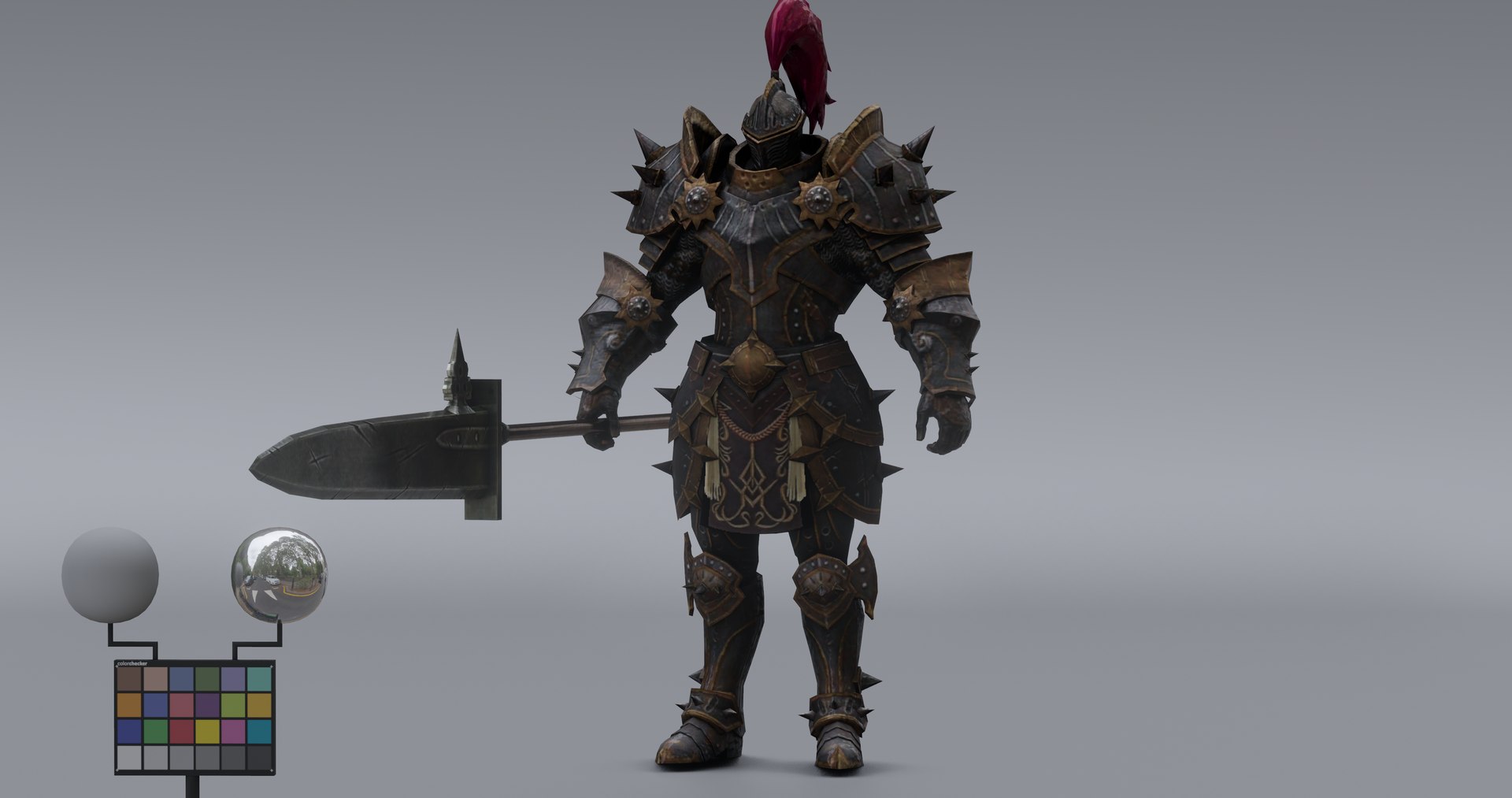 3D Speared warrior knight - rigged model - TurboSquid 2084455
