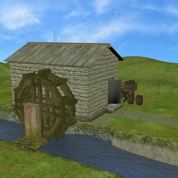 building millstone 3d model