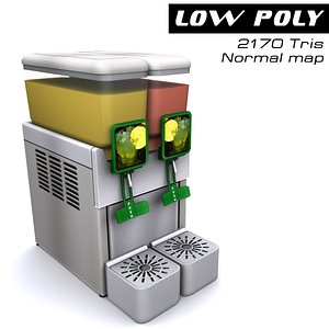 3d model chiller drinks