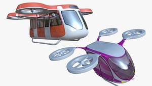 generic passenger drones 3D